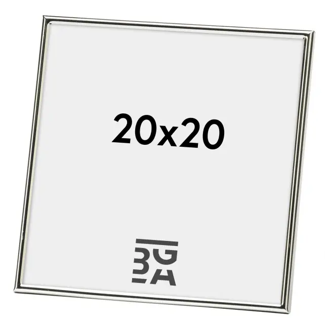 Kehys Chloe Hopeanvärinen 20x20 cm