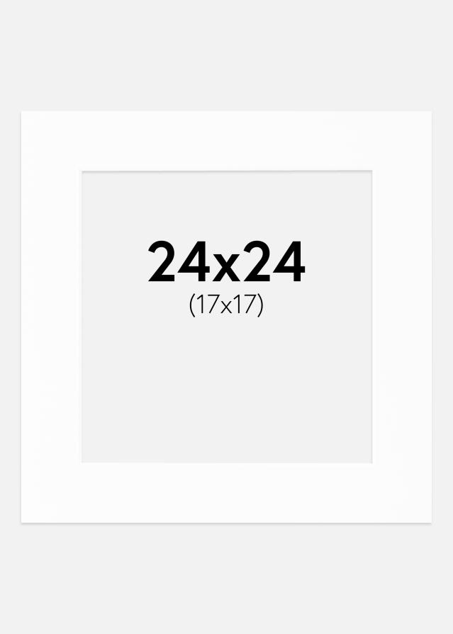 Paspatuuri Canson Valkoinen (Valkoinen keskus) 24x24 cm (17x17)