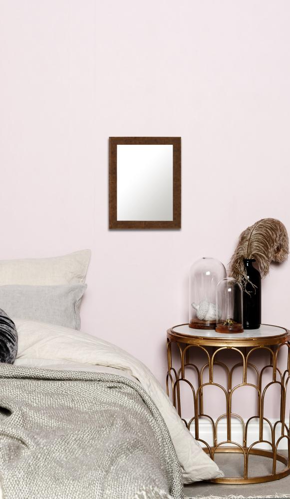 Peili Ribe Vaaleanruskea rotfanér - Omat mitat