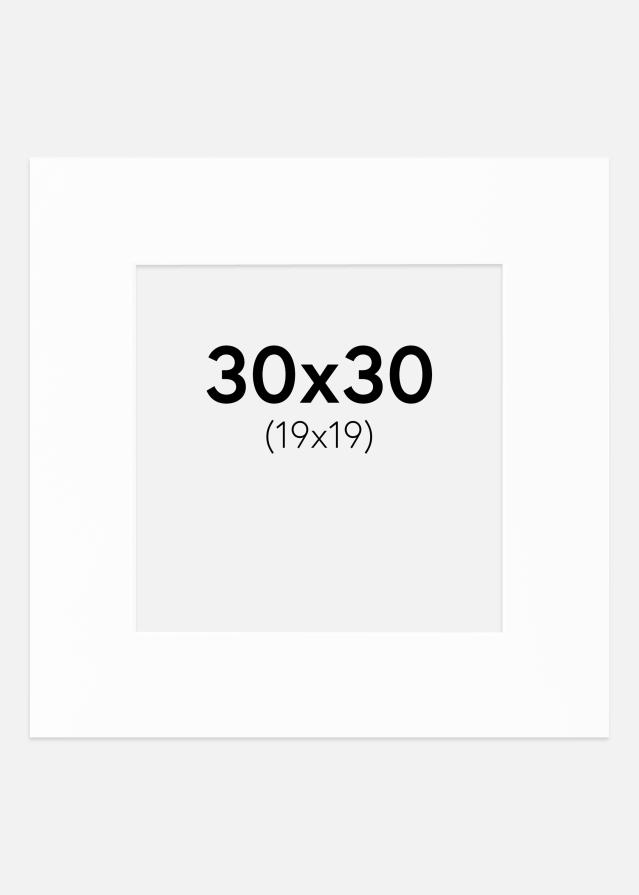 Paspatuuri Canson Valkoinen (Valkoinen keskus) 30x30 cm (19x19)