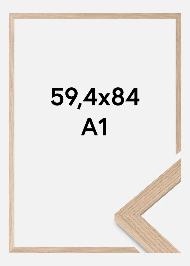 Kehys BGA Classic Akryylilasi Tammi 59,4x84,1 cm (A1)