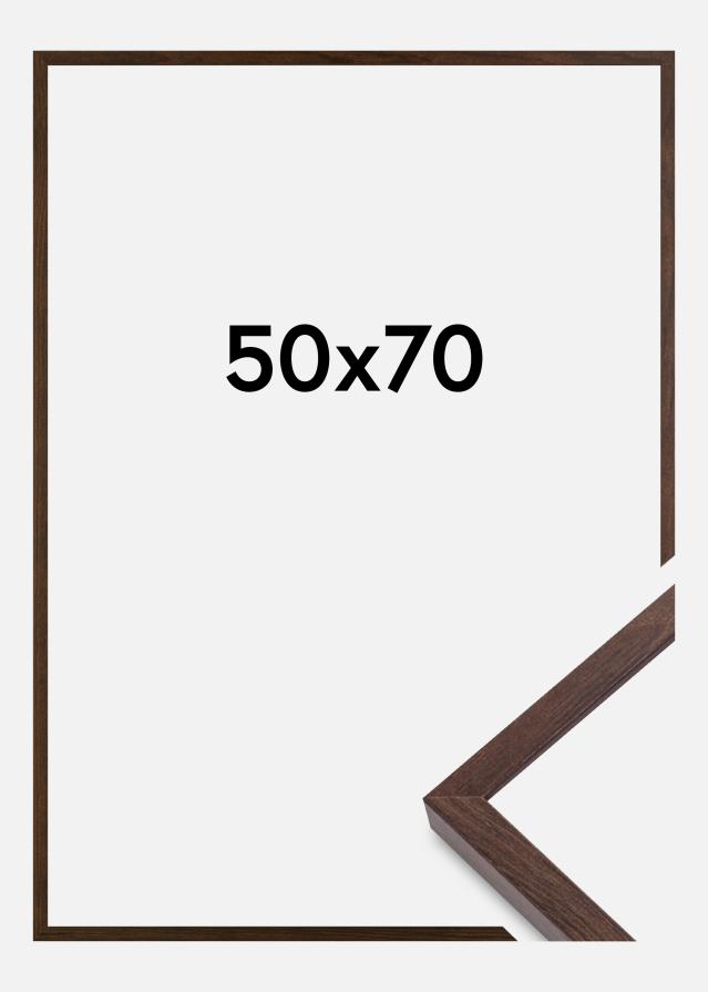 Kehys E-Line Akryylilasi Saksanpähkinä 50x70 cm