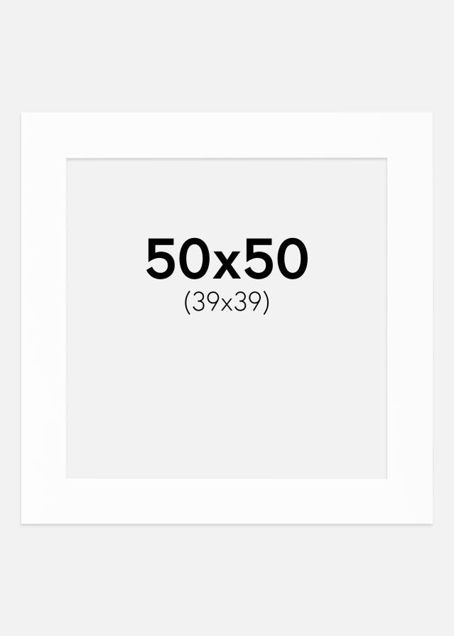 Paspatuuri Canson Valkoinen (Valkoinen keskus) 50x50 cm (39x39)