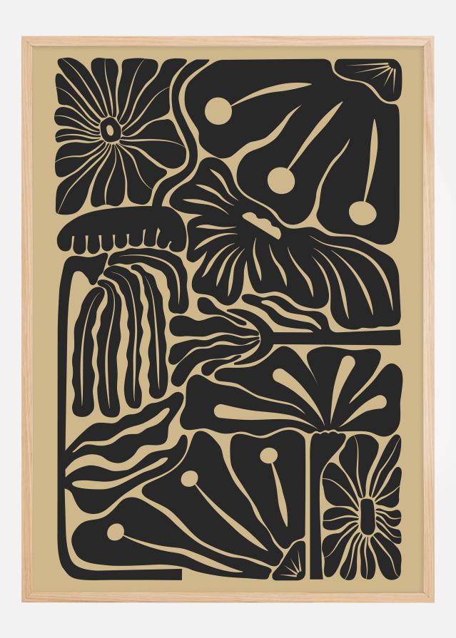 Graphic Art Brown Juliste