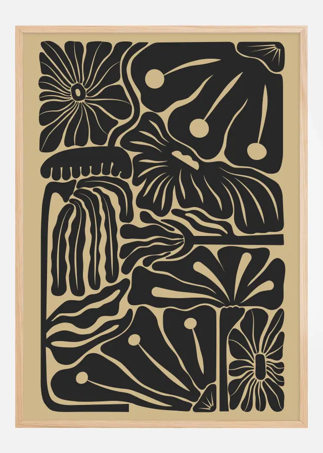 Graphic Art Brown Juliste