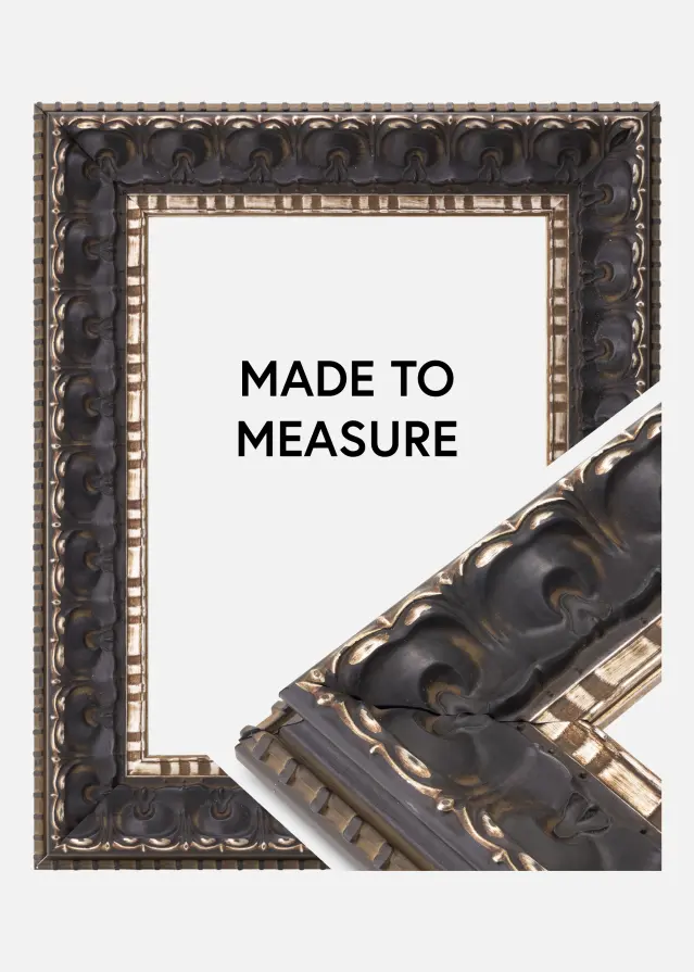 Kehys Skokloster Musta - Omat mitat