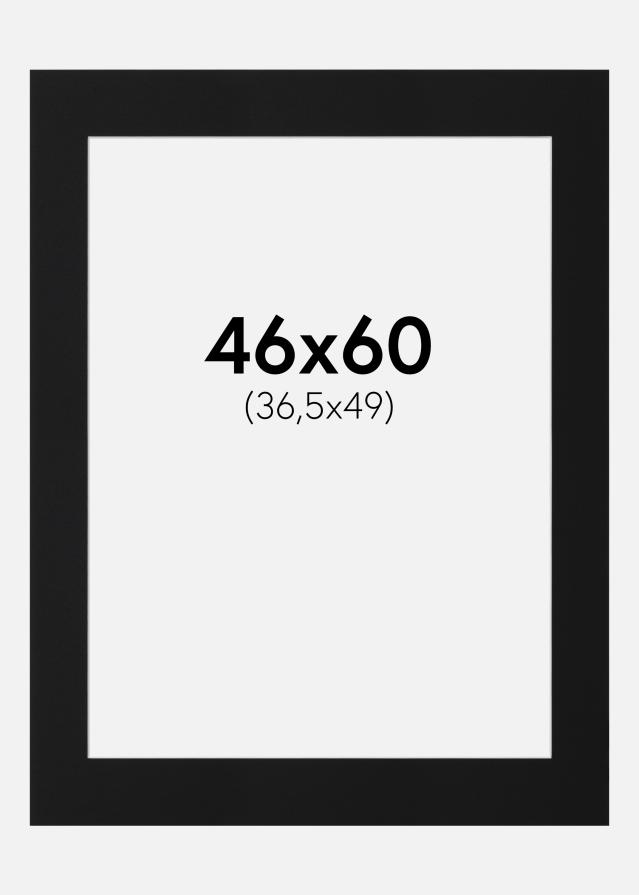 Paspatuuri Musta Standard (Valkoinen keskus) 46x60 cm (36,5x49)