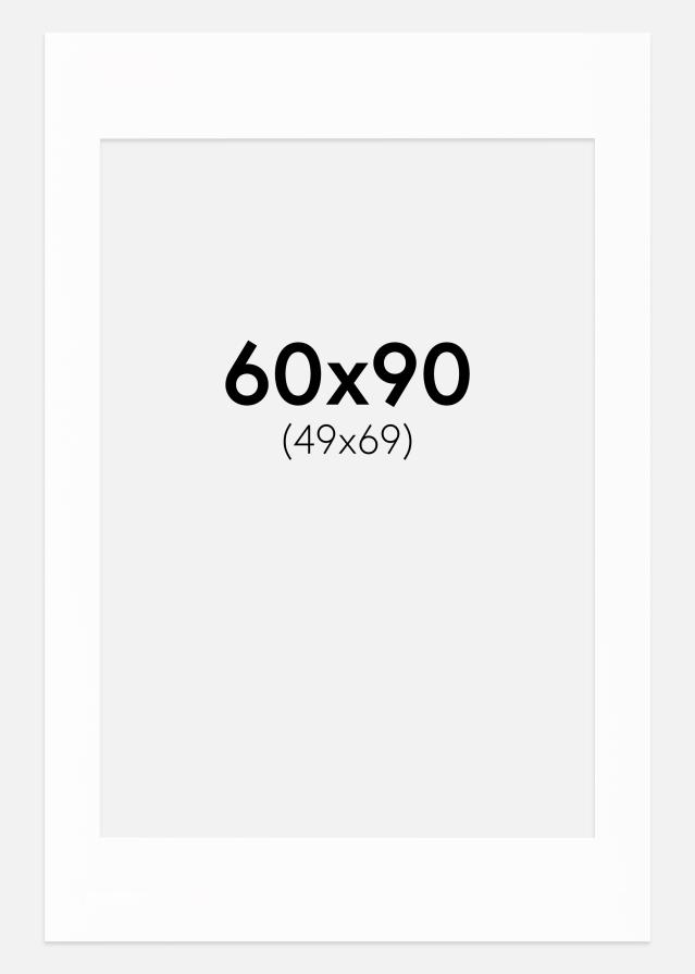 Paspatuuri Canson Valkoinen (Valkoinen keskus) 60x90 cm (49x69)