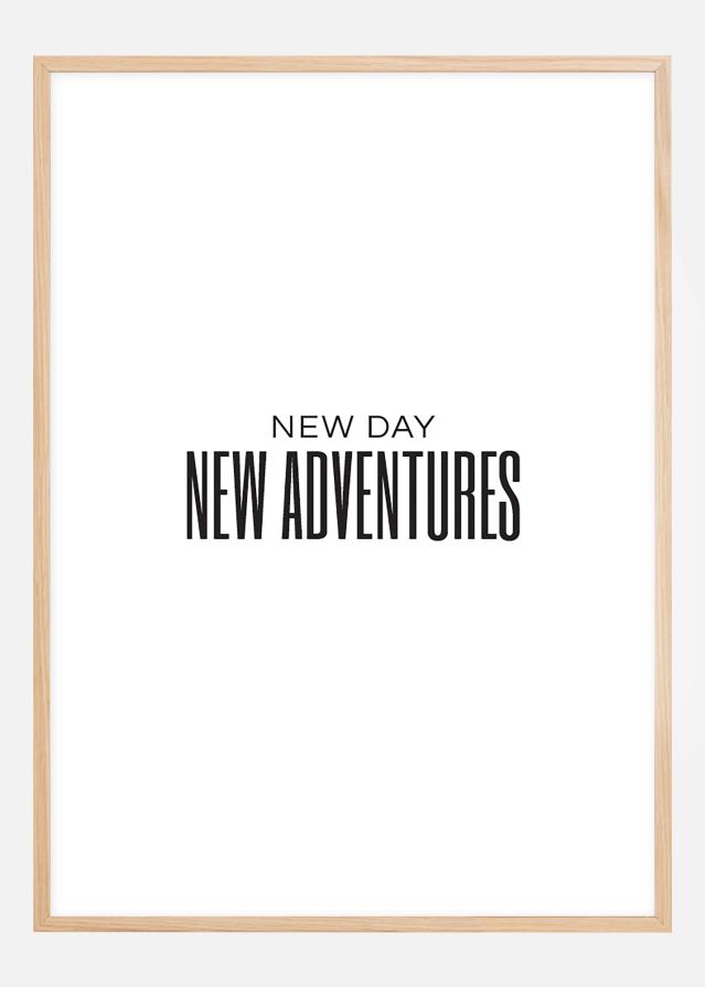 New day - NEW ADVENTURES Juliste