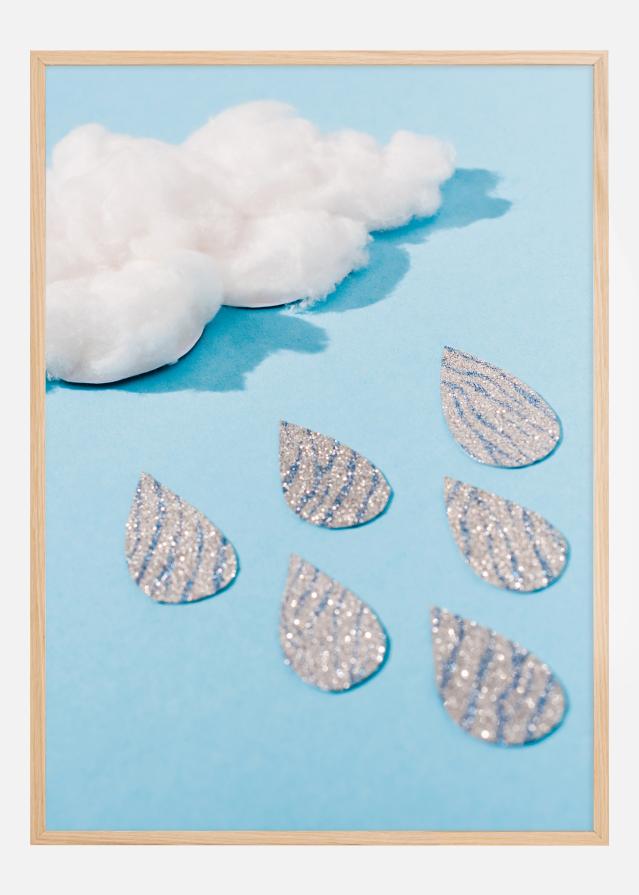 Sparkling raindrops Juliste