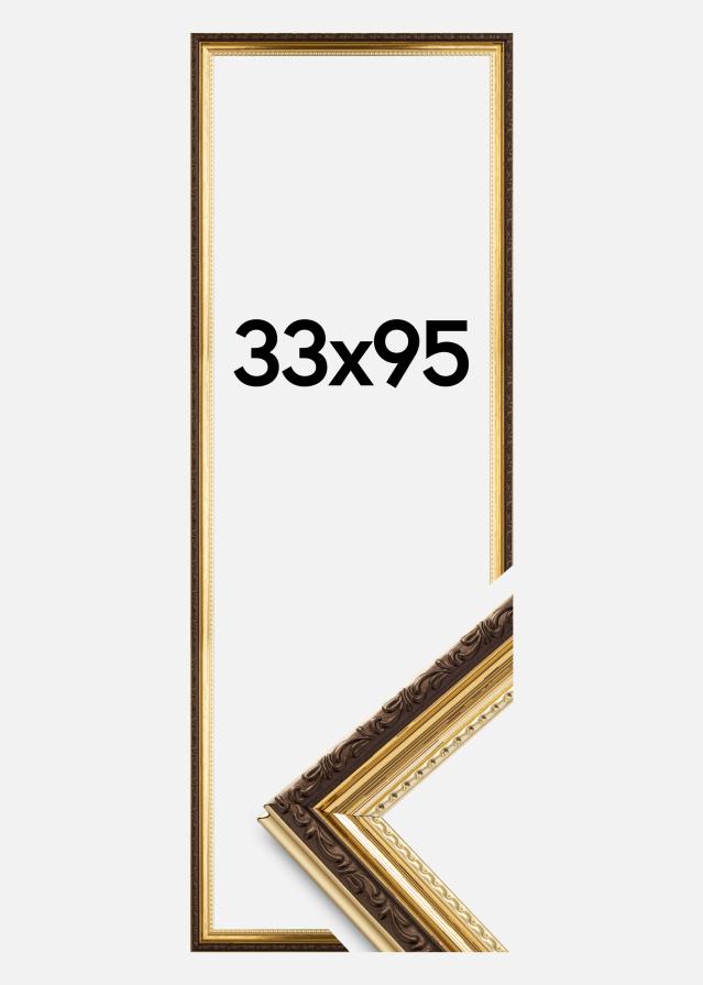 Kehys Abisko Kullanvärinen 33x95 cm