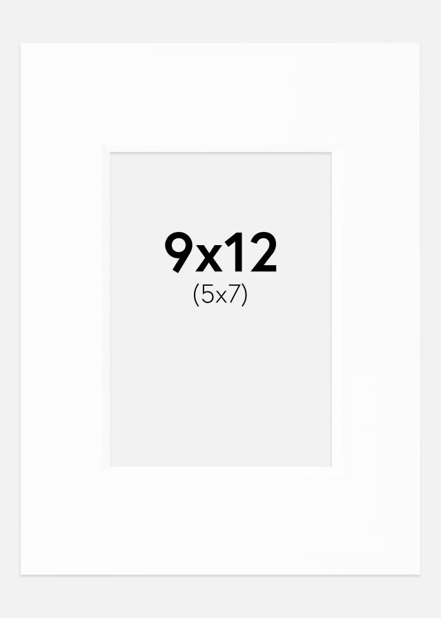 Paspatuuri Canson Valkoinen (Valkoinen keskus) 9x12 cm (5x7)