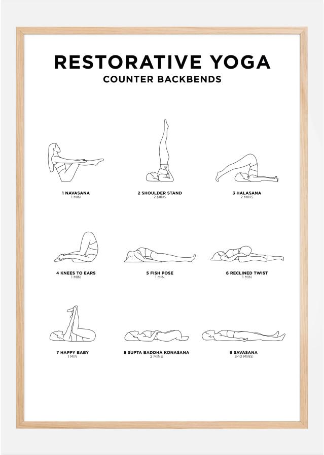 Restorative Yoga - White Juliste