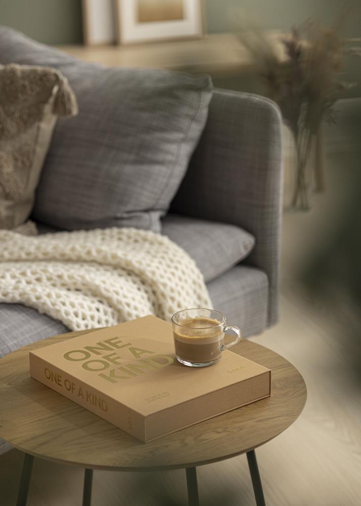 KAILA ONE OF A KIND Manilla - Coffee Table Photo Album (60 Mustaa sivua)