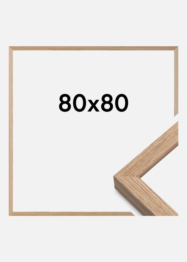 Kehys Amanda Box Akryylilasi Tammi 80x80 cm