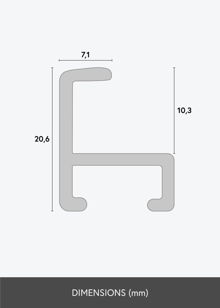 Kehys Köpenhamn Valkoinen