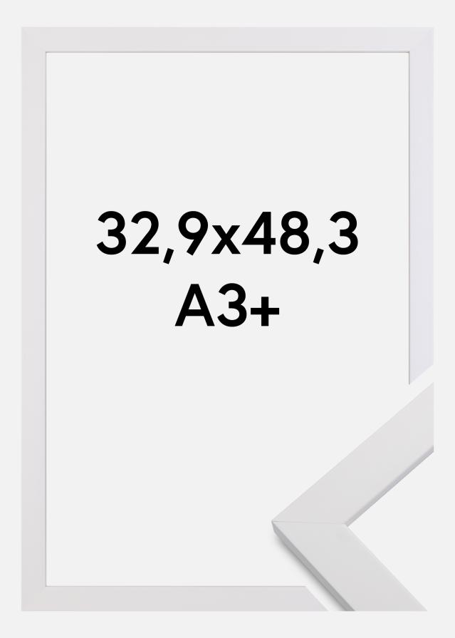 Kehys White Wood Akryylilasi 32,9x48,3 cm (A3+)