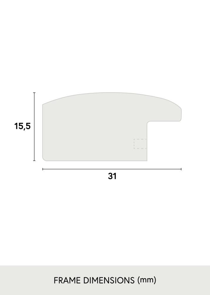 Kehys Interior Saksanpähkinä 40x50 cm