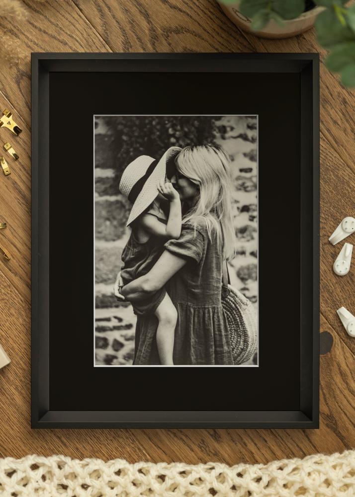 Kehys Globe Musta 50x60 cm - Paspatuuri Musta 35x45 cm