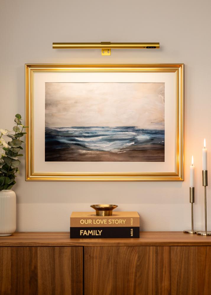 KAILA Halo Paristokäyttöinen Tauluvalaistus 50 cm - Kulta