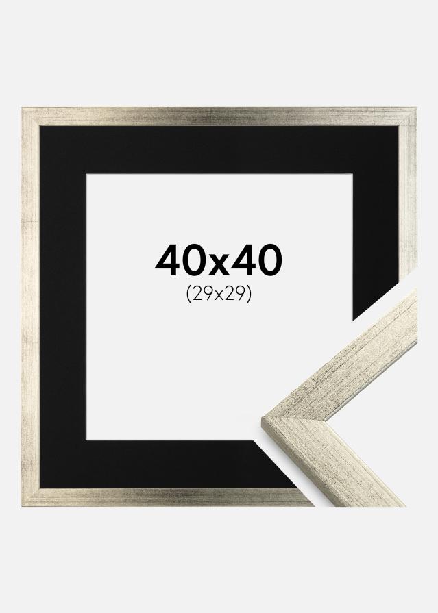 Kehys Stilren Hopea 40x40 cm - Paspatuuri Musta 30x30 cm