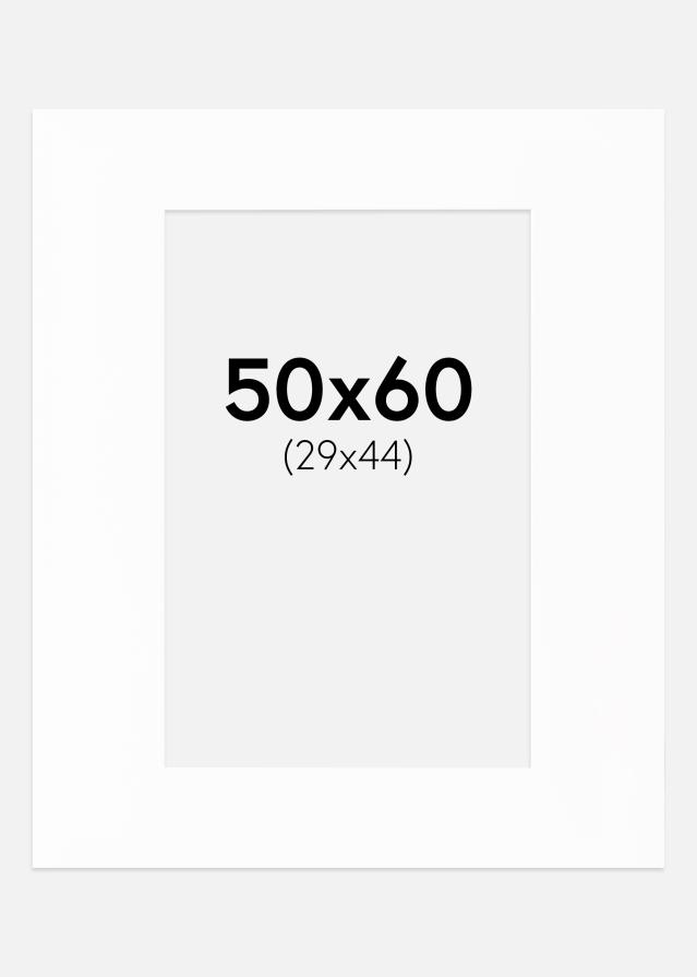 Paspatuuri Canson Valkoinen (Valkoinen keskus) 50x60 cm (29x44)