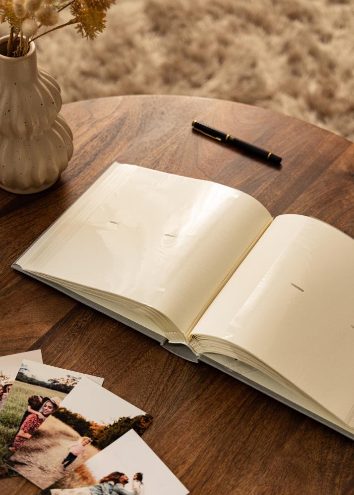 Memories Linen Albumi Tummanharmaa - 200 kuvaa koossa 10x15 cm