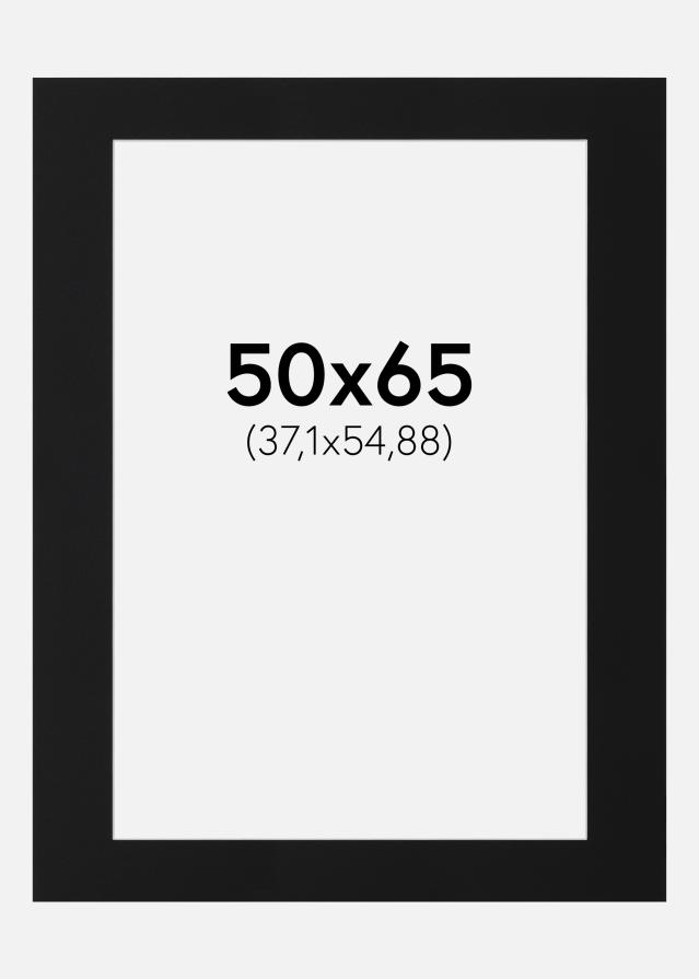 Paspatuuri Musta Standard (Valkoinen keskus) 50x65 cm (37,1x54,88)
