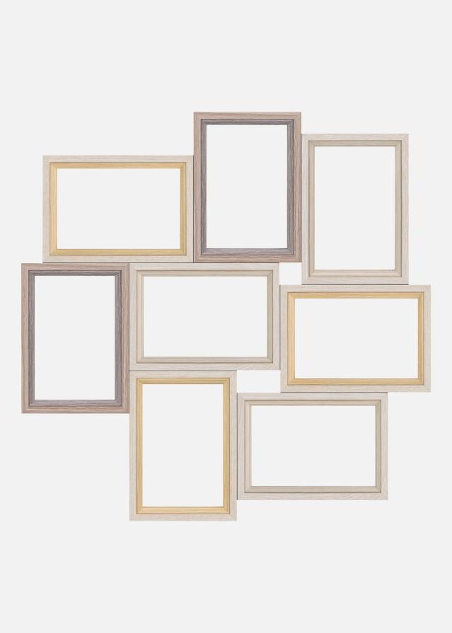 Zara 8Q Kollaasikehys Ruskea - 8 Kuvalle