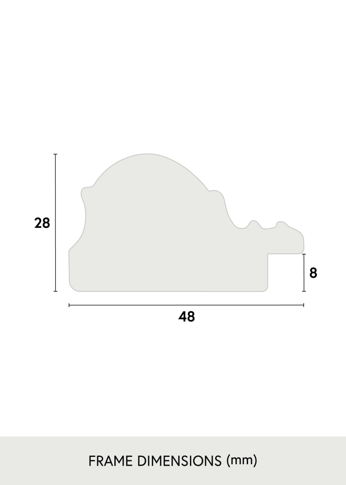 Kehys Old Retro Akryylilasi 50x70 cm