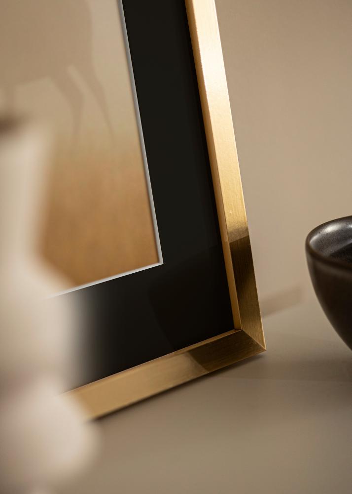 Kehys Selection Kulta 70x100 cm - Passepartout Musta 62x93 cm