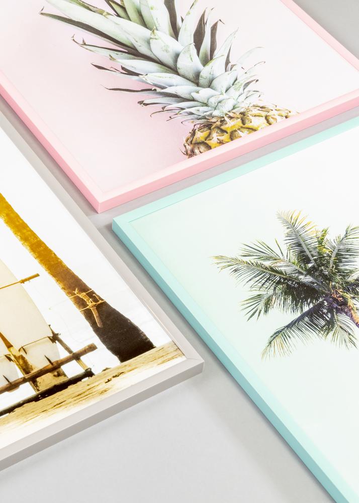 Kehys New Lifestyle Roosa 50x70 cm - Passepartout Musta 16x24 tuumaa