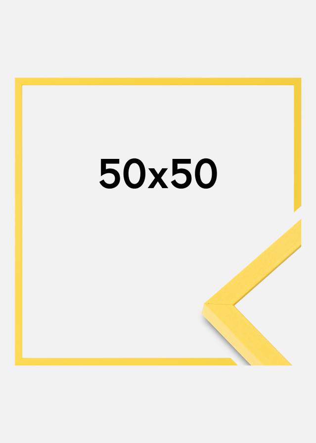 Colorful Akryylilasi Keltainen 50x50 cm