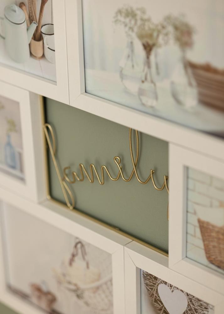 Lovely Family Kollaasikehys Valkoinen - 6 kuvalle