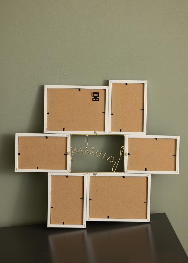 Lovely Family Kollaasikehys Valkoinen - 6 kuvalle