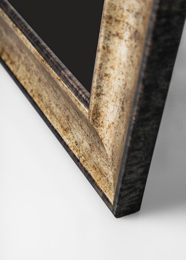 Kehys Saltsjöbaden Antiikin kulta 35x50 cm - Passepartout Musta 24x30 cm