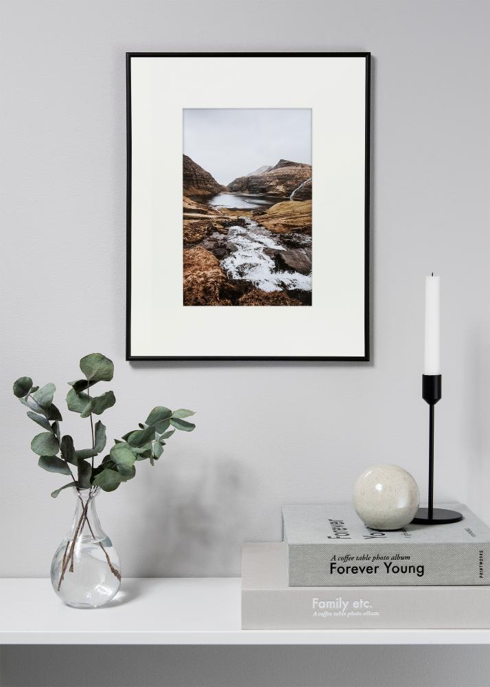 Paspatuuri XL Valkoinen (Valkoinen keskus) 40x50 cm (20x28,7 - A4)