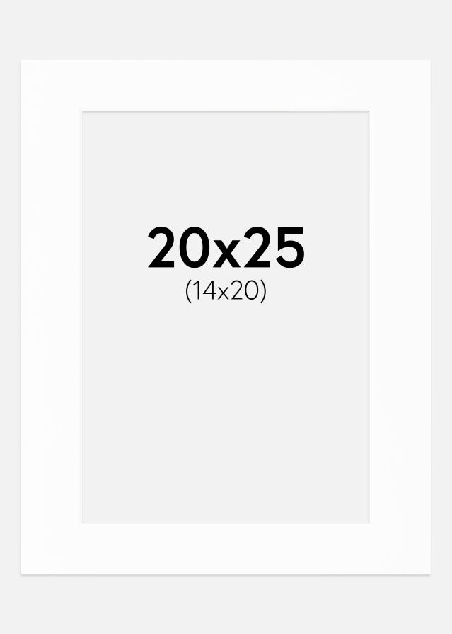 Paspatuuri Canson Valkoinen (Valkoinen keskus) 20x25 cm (14x20)