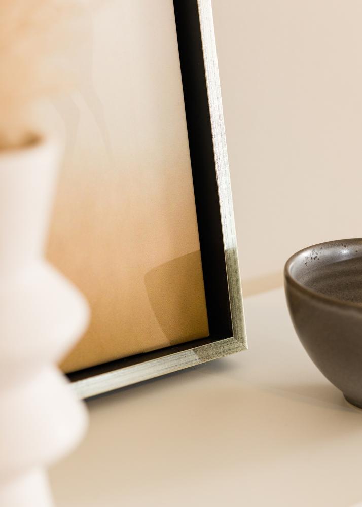 Kehys Ra Canvaskehys Musta/Hopea - Vapaavalintainen Koko