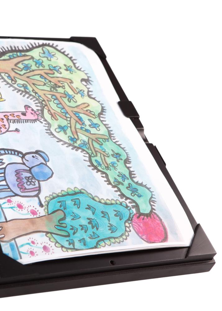 LittleDavinci Piirustuskehys A4 Musta