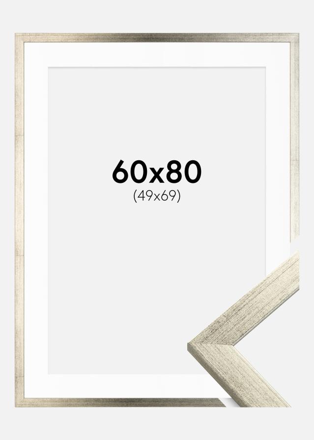 Kehys Stilren Hopea 60x80 cm - Passepartout Valkoinen 50x70 cm