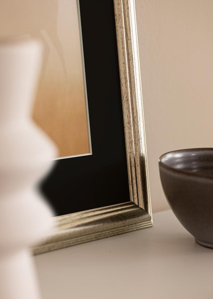 Kehys Västkusten Hopea 70x100 cm - Passepartout Musta 62x93 cm