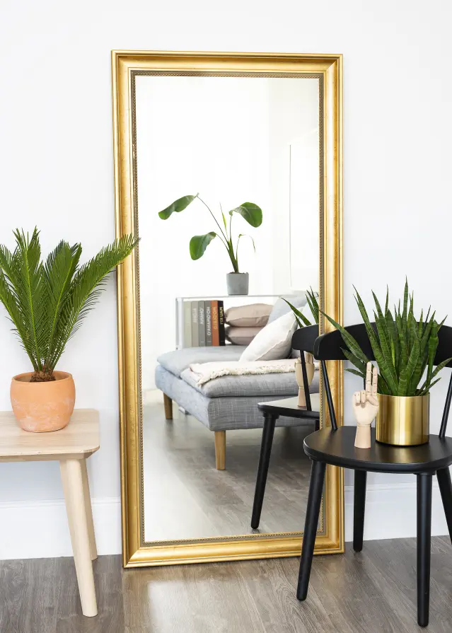 Peili Baroque Klassinen Kulta 75x165 cm