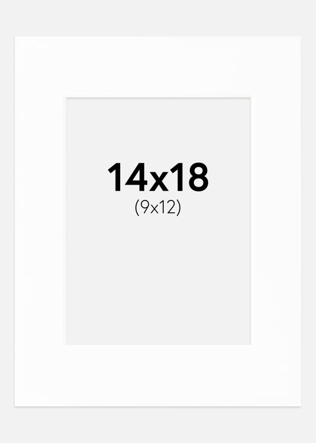 Paspatuuri Canson Valkoinen (Valkoinen keskus) 14x18 cm (9x12)