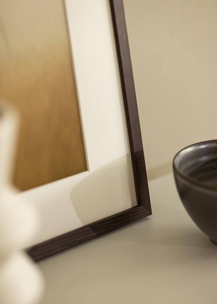 Kehys E-Line Akryylilasi Saksanpähkinä 50x50 cm