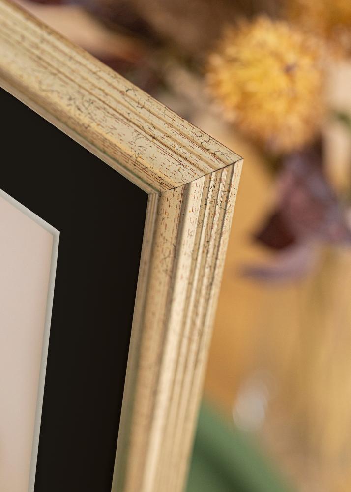 Kehys Västkusten Hopea 70x100 cm - Passepartout Musta 62x93 cm