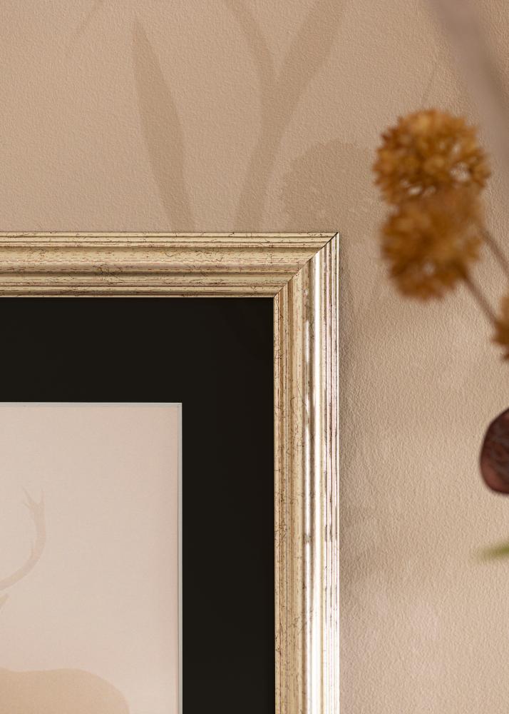 Kehys Västkusten Hopea 70x100 cm - Passepartout Musta 62x93 cm