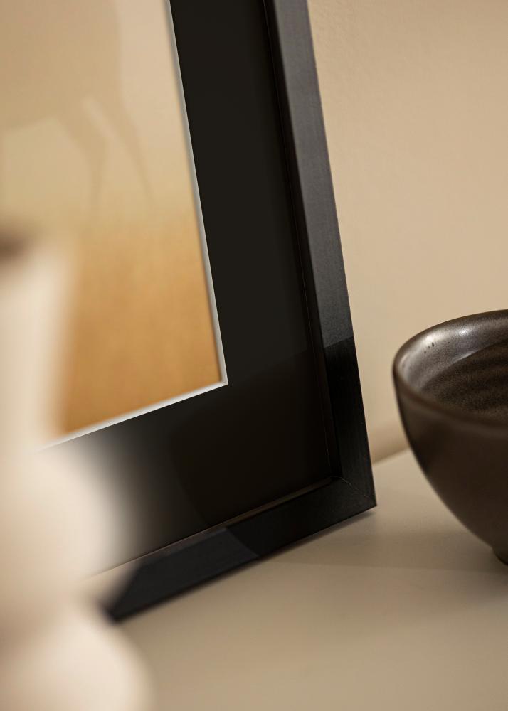 Kehys Selection Musta 40x50 cm - Passepartout Musta 29,7x42 cm (A3)