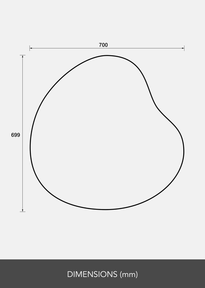 Peili Radiance 70x70 cm