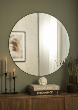 Suuri pyöreä peili ilman kehystä - 80 cm